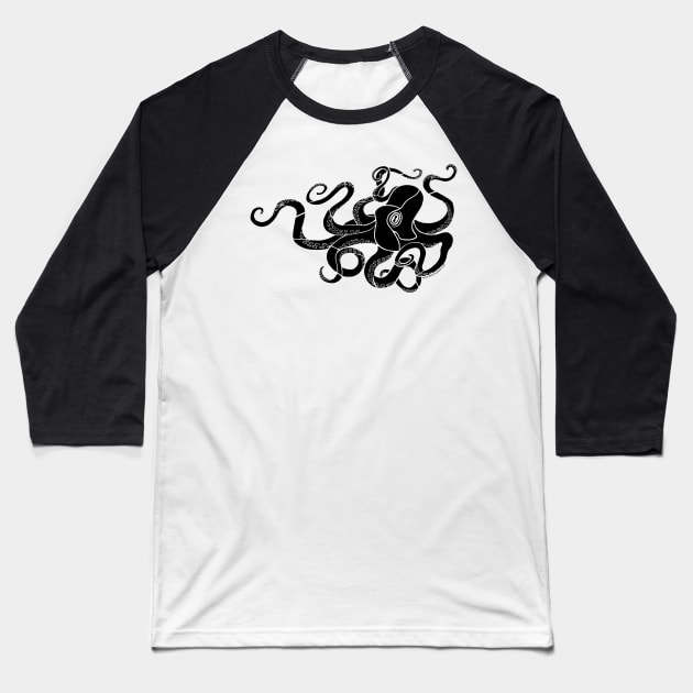 Octopus Baseball T-Shirt by R Honey Pots